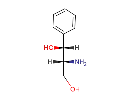 Molecular Structure of 46032-98-8 ((1R,2R)-(-)-2-Amino-1-phenyl-1,3-propanediol)