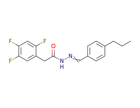 N'-(4-propylbenzylidene)-2-(2,4,5-trifluorophenyl)acetohydrazide