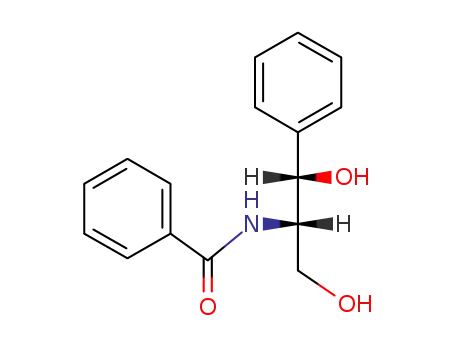 Molecular Structure of 72002-77-8 (Benzamide, N-[(1S,2S)-2-hydroxy-1-(hydroxymethyl)-2-phenylethyl]-)