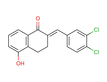 (2E)-2-(3',4'-dichlorobenzylidene)-5-hydroxy-3,4-dihydronaphthalen-1(2H)-one