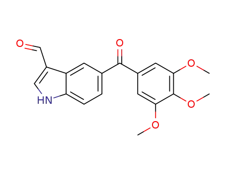5-(3,4,5-trimethoxybenzoyl)-1H-indole-3-carbaldehyde