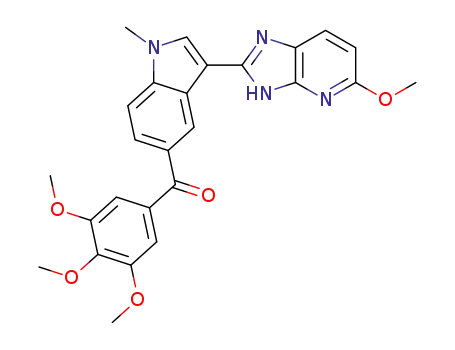 (3-(5-methoxy-3H-imidazo[4,5-b]pyridin-2-yl)-1-methyl-1H-indol-5-yl)(3,4,5-trimethoxyphenyl)methanone