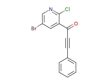 1-(5-bromo-2-chloropyridin-3-yl)-3-phenylpropynone