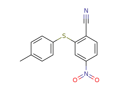 4-nitro-2-p-tolylsulfanyl-benzonitrile