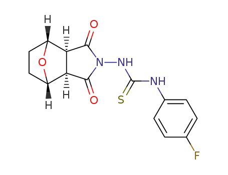 1-(1,3-dioxooctahydro-2H-4,7-epoxyisoindol-2-yl)-3-(4-fluorophenyl)thiourea