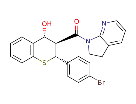 ((2R,3S,4R)-2-(4-bromophenyl)-4-hydroxythiochroman-3-yl)(2,3-dihydro-1H-pyrrolo[2,3-b]pyridin-1-yl)methanone
