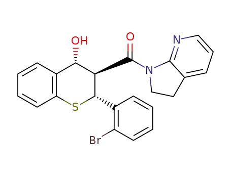 ((2R,3S,4R)-2-(2-bromophenyl)-4-hydroxythiochroman-3-yl)(2,3-dihydro-1H-pyrrolo[2,3-b]pyridin-1-yl)methanone