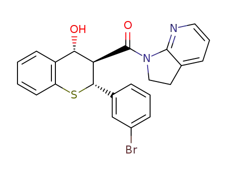 ((2R,3S,4R)-2-(3-bromophenyl)-4-hydroxythiochroman-3-yl)(2,3-dihydro-1H-pyrrolo[2,3-b]pyridin-1-yl)methanone