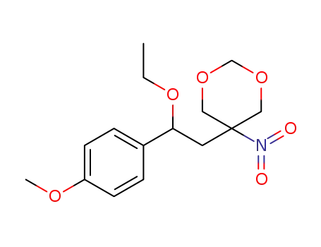 5-(2-ethoxy-2-(4-methoxyphenyl)ethyl)-5-nitro-1,3-dioxane