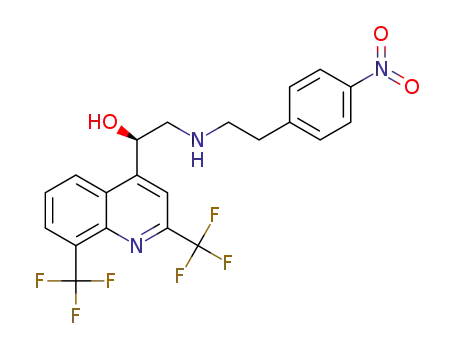 (R)‐1‐(2,8‐bis(trifluoromethyl)quinolin‐4‐yl)‐2‐((4‐nitrophenethyl)amino)ethan‐1‐ol