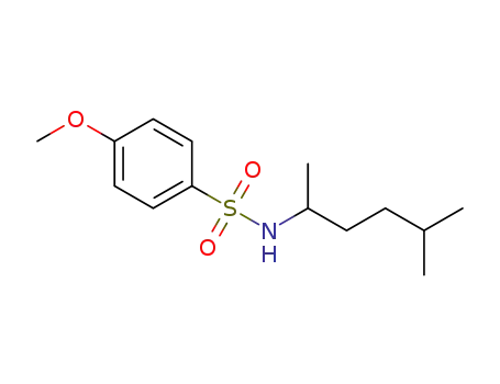 4-methoxy-N-(5-methylhexan-2-yl)benzenesulfonamide