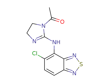 5-chloro-N-(N-acetyl-4,5-dihydro-1H-imidazol-2-yl)-2,1,3-benzothiadiazol-4-amine