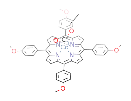 ethoxycarbonylcobalt meso-(4-methoxyphenyl)porphyrin