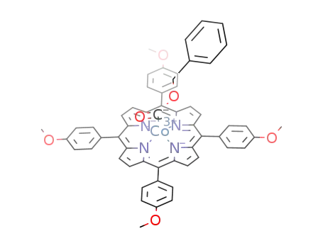 benzyloxycarbonylcobalt meso-(4-methoxyphenyl)porphyrin