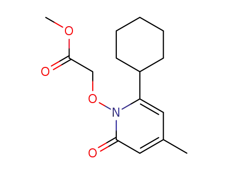 methyl 2-((6-cyclohexyl-4-methyl-2-oxopyridin-1(2H)-yl)oxy)-acetate