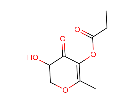 2,3-dihydro-3-hydroxy-5-propionyloxy-6-methyl-4H-pyran-4-one