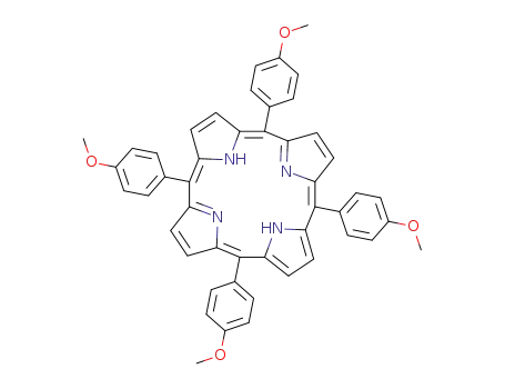 Molecular Structure of 22112-78-3 (5,10,15,20-TETRAKIS(4-METHOXYPHENYL)-21H,23H-PORPHINE)
