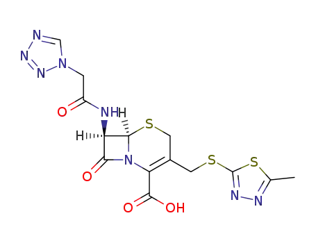 Molecular Structure of 25953-19-9 (Cefazolin)