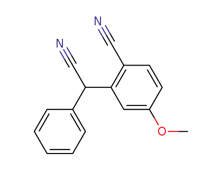 2-(Cyano-phenyl-methyl)-4-methoxy-benzonitrile