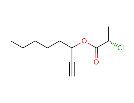 (RS)-1-Pentylpropynyl (L)-2-chloropropanoate