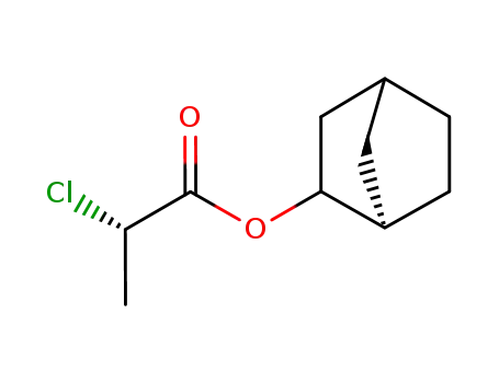 (1R)-Bicyclo<2.2.1>hept-2-yl (L)-2-chloropropanoate