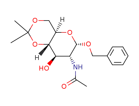 N-((4aR,6S,7R,8R,8aS)-6-(benzyloxy)-8-hydroxy-2,2-dimethylhexahydropyrano[3,2-d][1,3]dioxin-7-yl)acetamide
