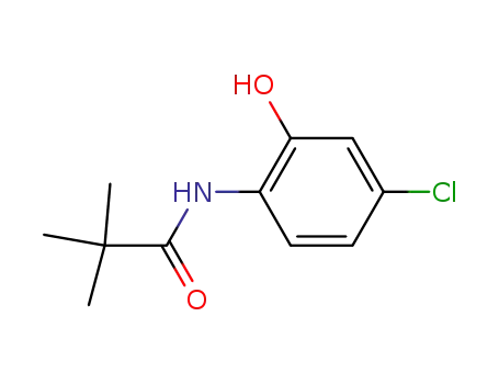 Molecular Structure of 116278-66-1 (Propanamide, N-(4-chloro-2-hydroxyphenyl)-2,2-dimethyl-)