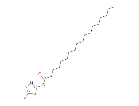 Octadecanethioic acid S-(5-methyl-[1,3,4]thiadiazol-2-yl) ester