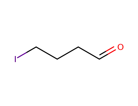 Molecular Structure of 77406-93-0 (4-iodobutyraldehyde)