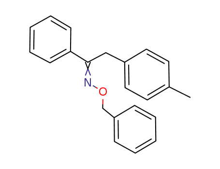 1-Phenyl-2-p-tolyl-ethanone O-benzyl-oxime