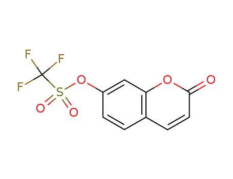 Molecular Structure of 108530-10-5 (7-Coumaryl Triflate)