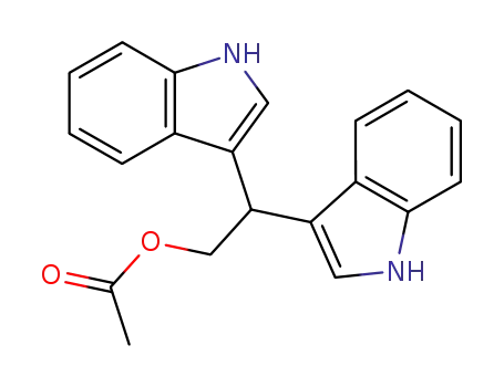 2,2-di-(1H-indol-3-yl)ethyl acetate