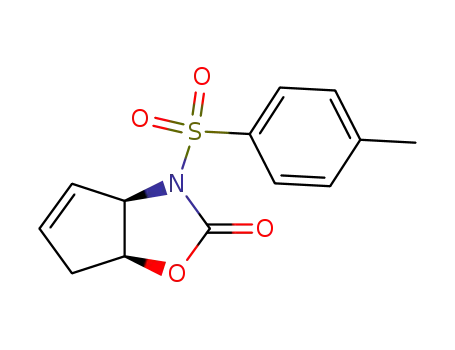 3-tosyl-3,3a,6,6a-tetrahydro-2H-cyclopenta[d]oxazol-2-one