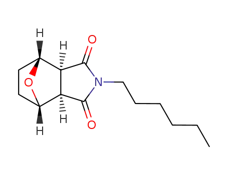 2-hexyl-(3at,7at)-hexahydro-4r,7c-epioxido-isoindole-1,3-dione