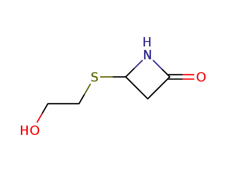 4-(2-hydroxyethylthio)-2-oxoazetidine