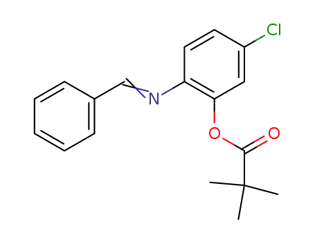 2-(benzylimino)-5-chlorophenyl pivalate