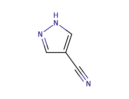 Molecular Structure of 31108-57-3 (4-CYANOPYRAZOLE)