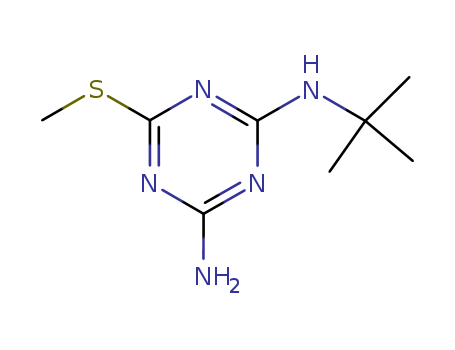 N-tert-butyl-6-(methylsulfanyl)-1,3,5-triazine-2,4-diamine