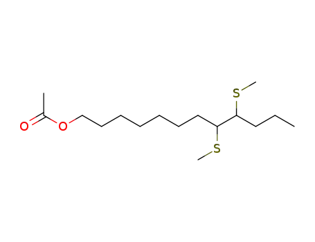 Acetic acid 8,9-bis-methylsulfanyl-dodecyl ester