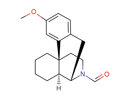 Molecular Structure of 28973-48-0 ((9alpha,13alpha,14alpha)-3-methoxymorphinan-17-carbaldehyde)