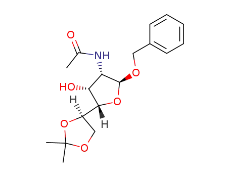 benzyl 2-acetamido-2-deoxy-5,6-O-isopropylidene-α-D-mannofuranoside