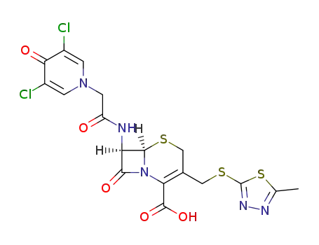 Molecular Structure of 56187-47-4 (Cefazedone)