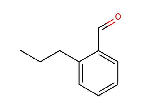 Molecular Structure of 59059-44-8 (Benzaldehyde, 2-propyl- (9CI))