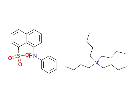 8-Phenylamino-naphthalene-1-sulfonatetetrabutyl-ammonium;