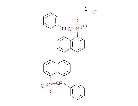 dipotassium;8-anilino-5-(4-anilino-5-sulfonatonaphthalen-1-yl)naphthalene-1-sulfonate