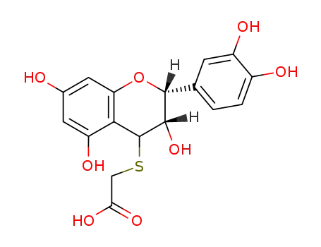 [(2R,3S)-2-(3,4-Dihydroxy-phenyl)-3,5,7-trihydroxy-chroman-4-ylsulfanyl]-acetic acid