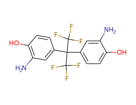 83558-87-6,2,2-Bis(3-amino-4-hydroxyphenyl)hexafluoropropane,1,1-Bis(3-amino-4-hydroxyphenyl)-2,2,2-trifluoro-1-(trifluoromethyl)ethane;4,4'-(Hexafluoroisopropylidene)bis[2-aminophenol];Bis(aminophenol) AF;Di(aminobisphenol) AF;Hexafluoro-2,2-bis(3-amino-4-hydroxyphenyl)propane;