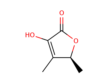 Molecular Structure of 87068-69-7 (2(5H)-Furanone, 3-hydroxy-4,5-dimethyl-, (5S)-)