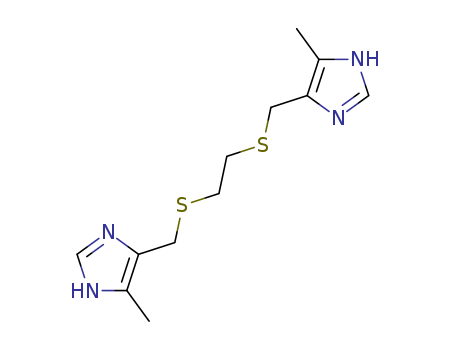 1H-Imidazole, 4,4'-[1,2-ethanediylbis(thiomethylene)]bis[5-methyl-
