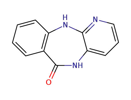 Molecular Structure of 885-70-1 (5H-BENZO[E]PYRIDO[3,2-B][1,4]DIAZEPIN-6(11H)-ONE)